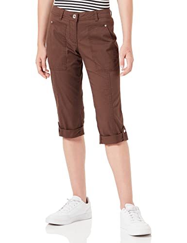 TOM TAILOR Damen Capri Hose 1030782, 29521 - Chocolate Brown, 44 TOM TAILOR Damen Capri Hose 1030782, 29521 - Chocolate Brown, 44 von TOM TAILOR