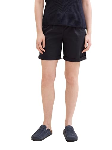 TOM TAILOR Damen Chino Bermuda Shorts , sky captain blue, 34 von TOM TAILOR