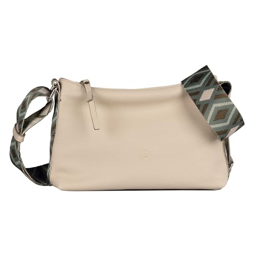 TOM TAILOR Denim Donata Damen Umhängetasche Crossbody Bag Mittelgroß Weiß von TOM TAILOR Denim