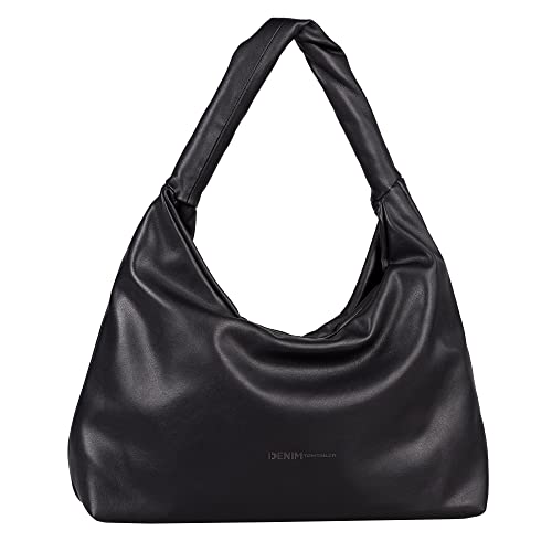 Tom Tailor Denim Elsa Damen Hobo Bag Schultertasche Mittelgroß Schwarz von TOM TAILOR Denim