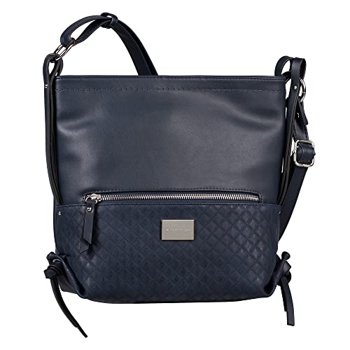 TOM TAILOR bags Elin Vintage Damen Umhängetasche Crossbody Bag Mittelgroß Blau von TOM TAILOR