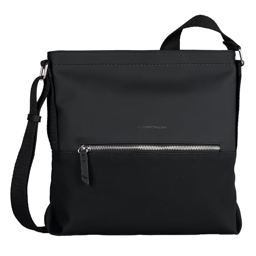 TOM TAILOR Erin Damen Umhängetasche Crossbody Bag Mittelgroß Schwarz von TOM TAILOR