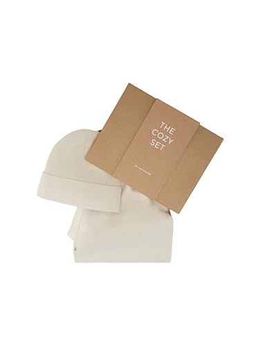 TOM TAILOR Damen Geschenk-Box mit Schal & Mütze, soft beige melange, ONESIZE von TOM TAILOR
