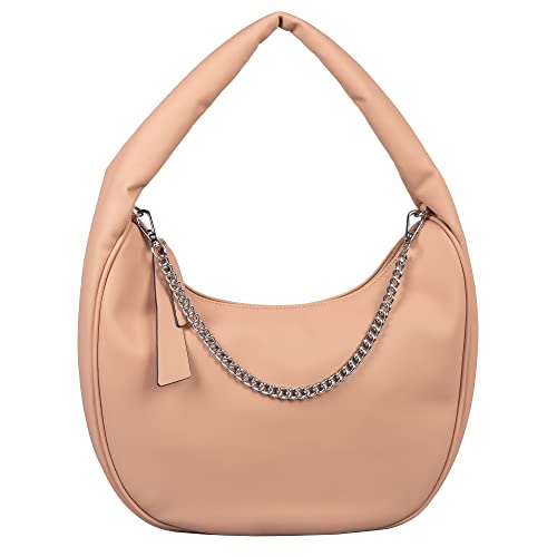 TOM TAILOR bags Ginny Damen Hobo Bag Schultertasche Mittelgroß Rosa von TOM TAILOR