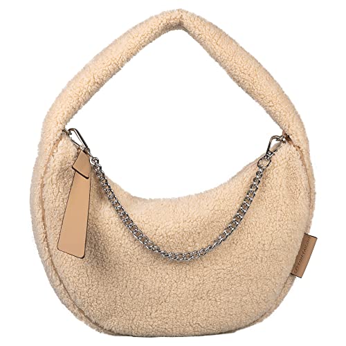 TOM TAILOR bags Ginny Damen Schultertasche Handtasche Klein Beige von TOM TAILOR