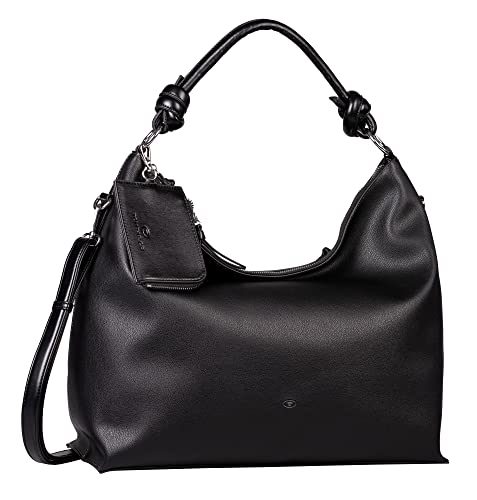 TOM TAILOR bags Hannah Damen Hobo Bag Schultertasche Groß Schwarz von TOM TAILOR