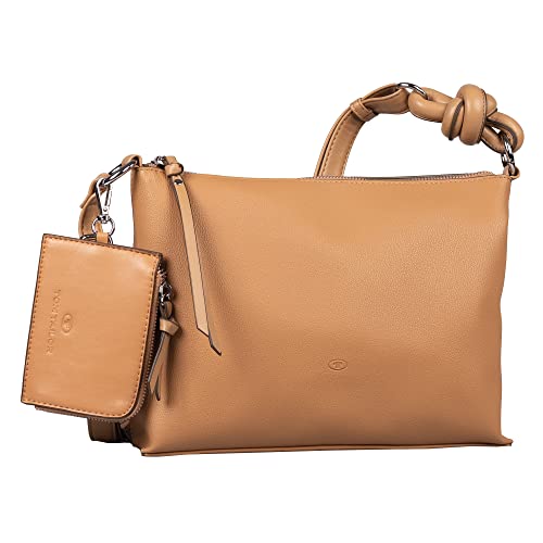 TOM TAILOR bags Hannah Damen Umhängetasche Crossbody Bag Mittelgroß Braun von TOM TAILOR