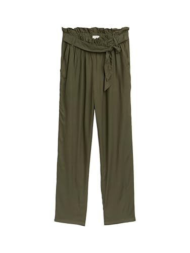 TOM TAILOR Damen 1046504 Loose Slim Fit Hose, 10920-Deep Forest Green, 36/28 von TOM TAILOR