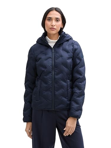 TOM TAILOR Lightweight Steppjacke mit Stehkragen, sand stone beige, XXL von TOM TAILOR