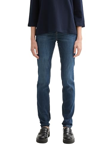 TOM TAILOR Damen Jeans 20622022 Alexa Slim, 10282 - Dark Stone Wash Denim (1), 27W / 34L von TOM TAILOR
