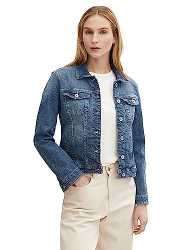 TOM TAILOR Damen Jeansjacke aus Bio-Baumwolle von TOM TAILOR