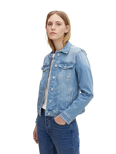 TOM TAILOR Damen Jeansjacke aus Bio-Baumwolle von TOM TAILOR