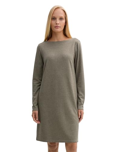 TOM TAILOR Damen Jersey Jaquard Kleid, 36987 - Cargo Beige Mini Pepita, 40 TOM TAILOR Damen Jersey Jaquard Kleid, 36987 - Cargo Beige Mini Pepita, 40 von TOM TAILOR