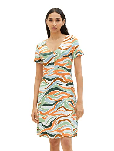 TOM TAILOR Damen Jersey Kleid mit Muster von TOM TAILOR