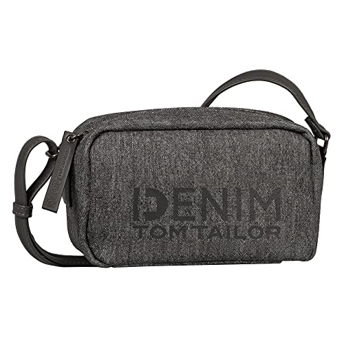 DENIM TOM TAILOR bags Jessy Damen Umhängetasche Handtasche Mittelgroß Grau von TOM TAILOR