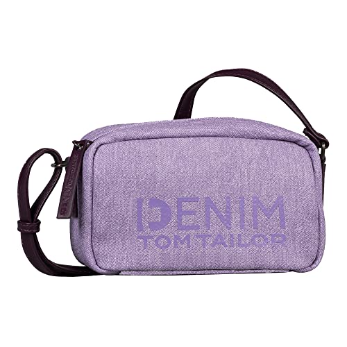 DENIM TOM TAILOR bags Jessy Damen Umhängetasche Handtasche Mittelgroß Lila von TOM TAILOR