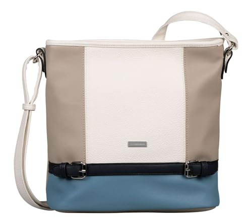 TOM TAILOR Juna Damen Hobo Bag Schultertasche Mittelgroß Blau von TOM TAILOR