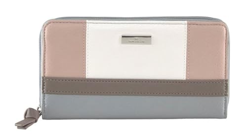 TOM TAILOR Juna Damen Geldbörse Portemonnaie Reißverschluss Groß Rosa von TOM TAILOR