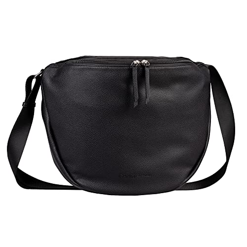 DENIM TOM TAILOR bags Juri Damen Umhängetasche Crossbody Bag Groß Schwarz von TOM TAILOR