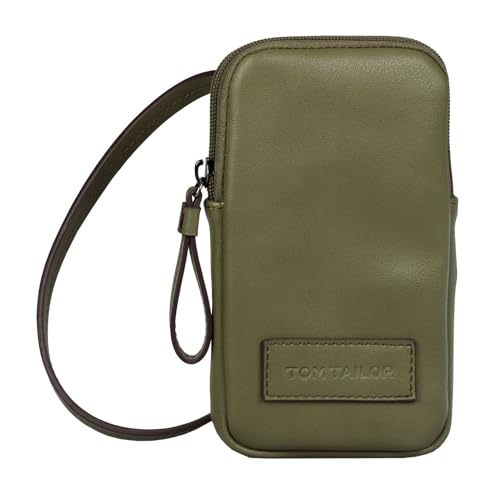 TOM TAILOR bags KALEA Damen Handytasche one size, sage, 10,5x2x18 von TOM TAILOR