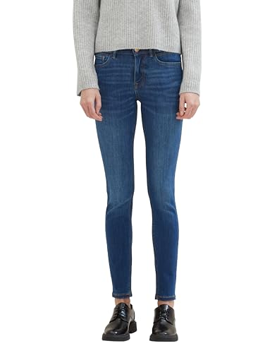 TOM TAILOR Damen Kate Skinny Jeggings Jeans mit Superstretch, 10281 - Mid Stone Wash Denim, M/30 von TOM TAILOR