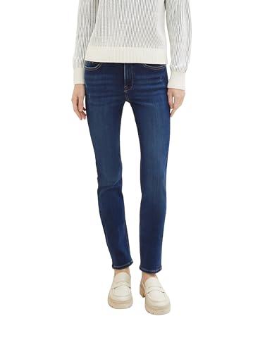 TOM TAILOR Damen Kate Slim Jeans, dark stone wash denim, 26/30 von TOM TAILOR