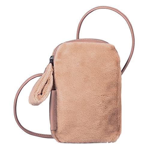 DENIM TOM TAILOR bags Klara Damen Handytasche Umhängetasche Mittelgroß Beige von TOM TAILOR