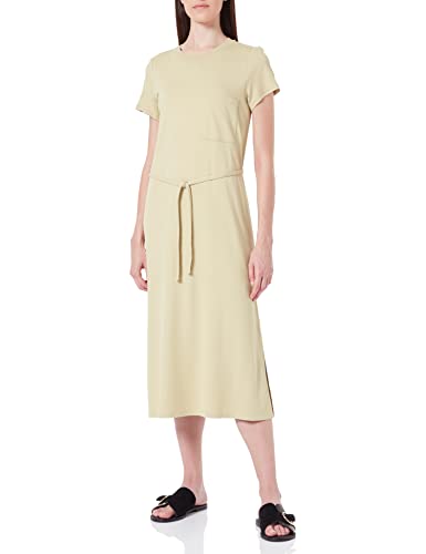 TOM TAILOR Damen Kleid mit Brusttasche 1031361, 28725 - Light Moderate Olive, 38 von TOM TAILOR