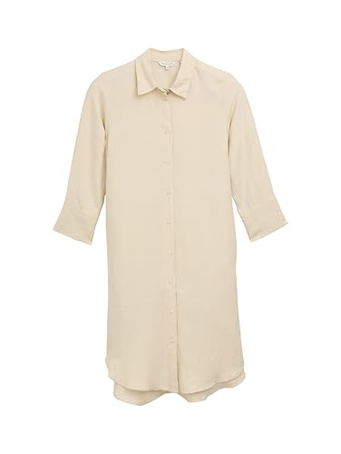 TOM TAILOR Damen 1045771 Kleid, 37762-Champagne, 38 von TOM TAILOR