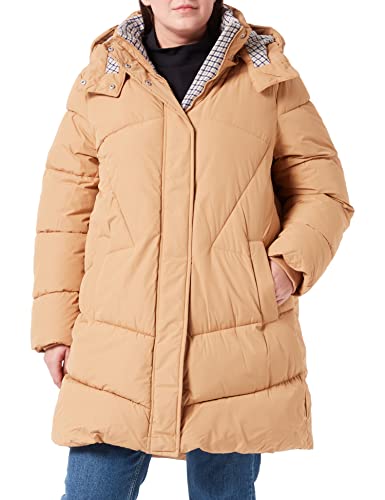 TOM TAILOR Damen Langer Wintermantel 1033560, 27841 - Soft Light Camel, L von TOM TAILOR