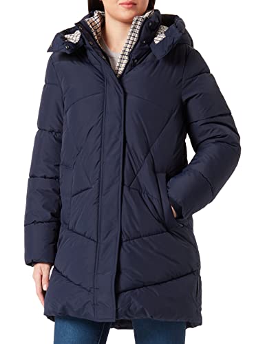 TOM TAILOR Damen Langer Wintermantel 1033560, 30025 - Navy Midnight Blue, M von TOM TAILOR