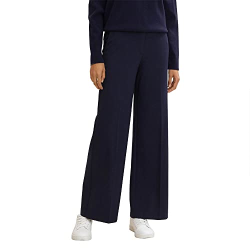 TOM TAILOR Damen Lea Straight Stoffhose 1033285, 30025 - Navy Midnight Blue, 34W / 30L TOM TAILOR Damen Lea Straight Stoffhose 1033285, 30025 - Navy Midnight Blue, 34W / 30L von TOM TAILOR