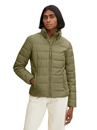 TOM TAILOR Damen Lightweight Daunenjacke 1031313, 10905 - Tree Moss Green, XS von TOM TAILOR