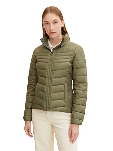 TOM TAILOR Damen Lightweight Daunenjacke 1033288, 10905 - Tree Moss Green, L von TOM TAILOR