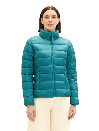 TOM TAILOR Damen 1038338 Lightweight Steppjacke, 21178-ever Green, L von TOM TAILOR