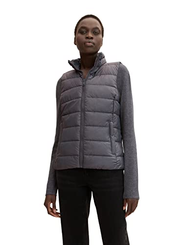 TOM TAILOR Damen Lightweight Steppweste 1031311, 15417 - Evident Anthracite, XS TOM TAILOR Damen Lightweight Steppweste 1031311, 15417 - Evident Anthracite, XS von TOM TAILOR