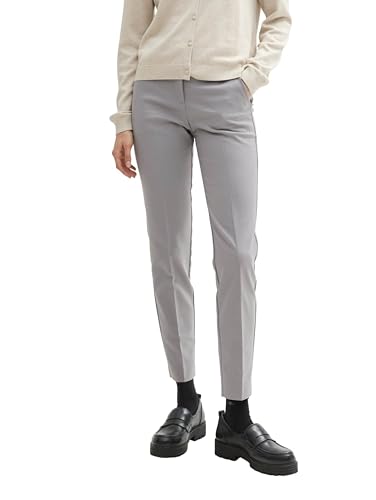 TOM TAILOR Damen Mia Slim Fit Hose,10921 - Explicit Grey, 42/30 von TOM TAILOR