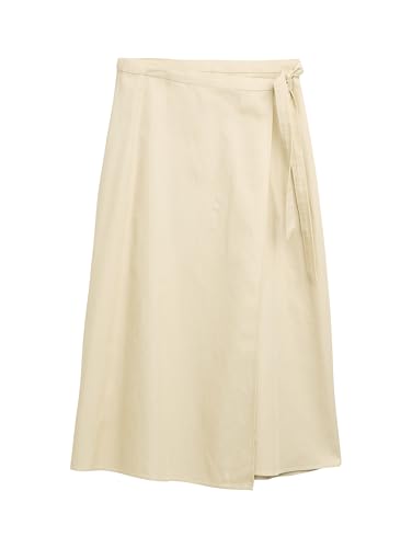 TOM TAILOR Damen 1046444 Midi Rock, 37762-Champagne, 32 von TOM TAILOR