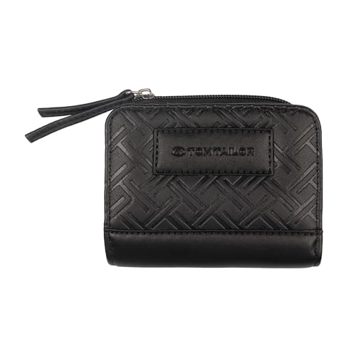 TOM TAILOR Mirenda Damen Geldbörse Portemonnaie Reißverschluss Klein Schwarz von TOM TAILOR