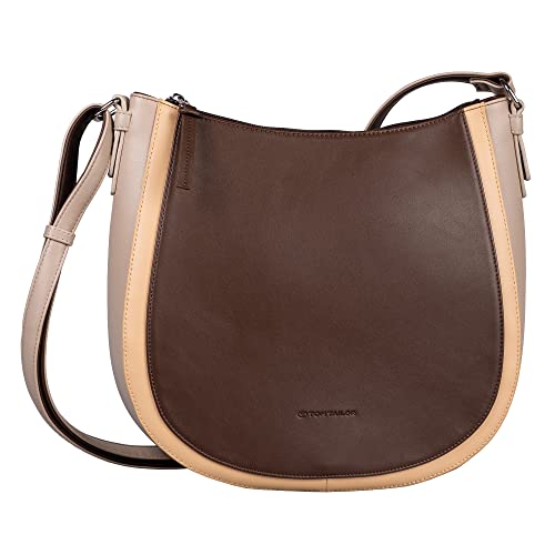 TOM TAILOR bags Miria Damen Hobo Bag Schultertasche Mittelgroß Braun von TOM TAILOR