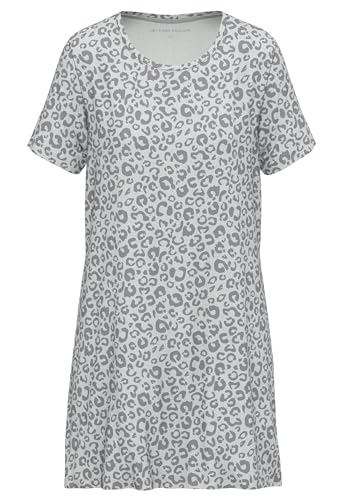 TOM TAILOR Damen Nachthemd grau Bedruckt 40 von TOM TAILOR