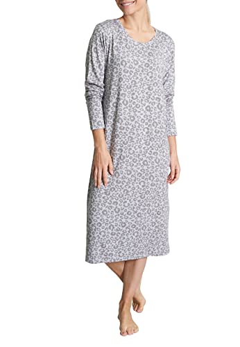 TOM TAILOR Damen Nachthemd grau Bedruckt 42 von TOM TAILOR