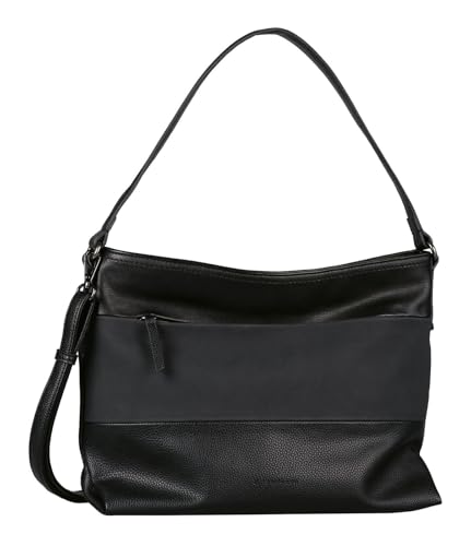 TOM TAILOR Nicolina Damen Hobo Bag Schultertasche Mittelgroß Schwarz von TOM TAILOR