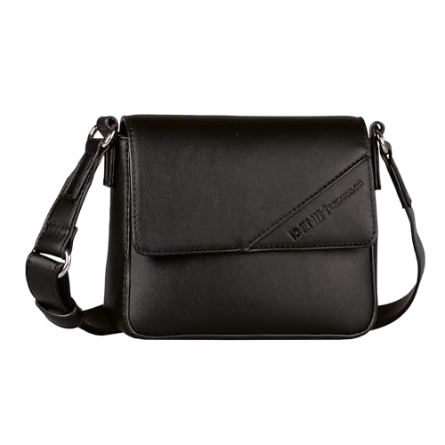 TOM TAILOR Denim Periya Damen Überschlagtasche Umhängetasche Mini Schwarz TOM TAILOR Denim Periya Damen Überschlagtasche Umhängetasche Mini Schwarz von TOM TAILOR