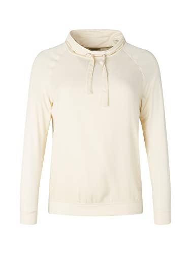 TOM TAILOR Damen Plusize Sweatshirt 1035013, 28130 - Soft Buttercream, 44 von TOM TAILOR