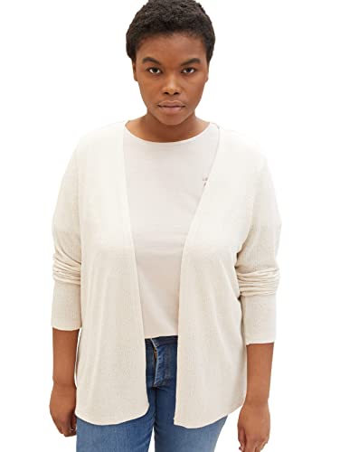 TOM TAILOR Damen Plussize Basic Strick-Cardigan von TOM TAILOR