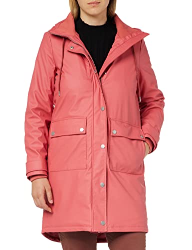 TOM TAILOR Damen Regenmantel Parka 1032473, 12341 - Faded Rose, M von TOM TAILOR