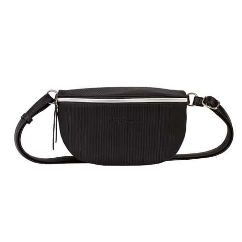 TOM TAILOR Denim Rosie Cord Damen Gürteltasche Bauchtasche Klein Schwarz von TOM TAILOR