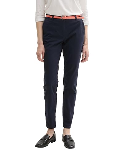 TOM TAILOR Damen Slim Chino mit Gürtel von TOM TAILOR