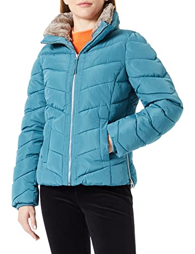 TOM TAILOR Damen Steppjacke mit Stehkragen 1032477, 13222 - Pastel Teal, M von TOM TAILOR